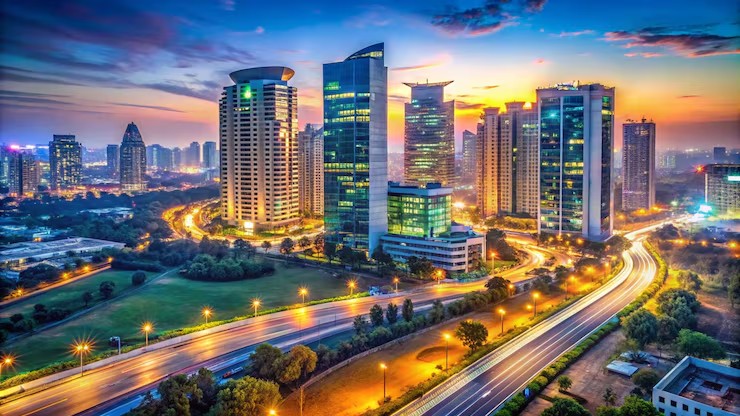 Gurugram skyline